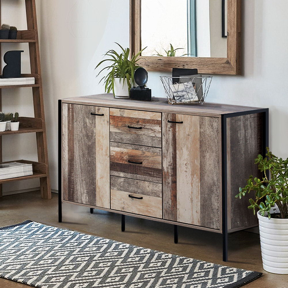 Rustic Industrial Series Buffet Sideboard Homecoze