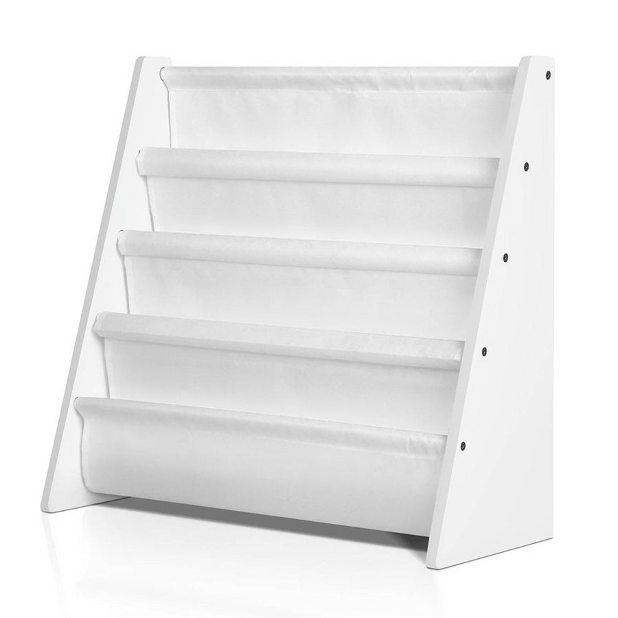 Kids 4 Tier Bookshelf - White Homecoze