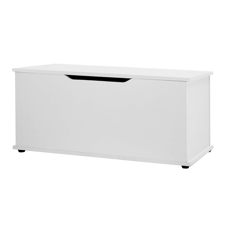 Kids Wooden Toy Chest Storage Blanket Box - White Homecoze