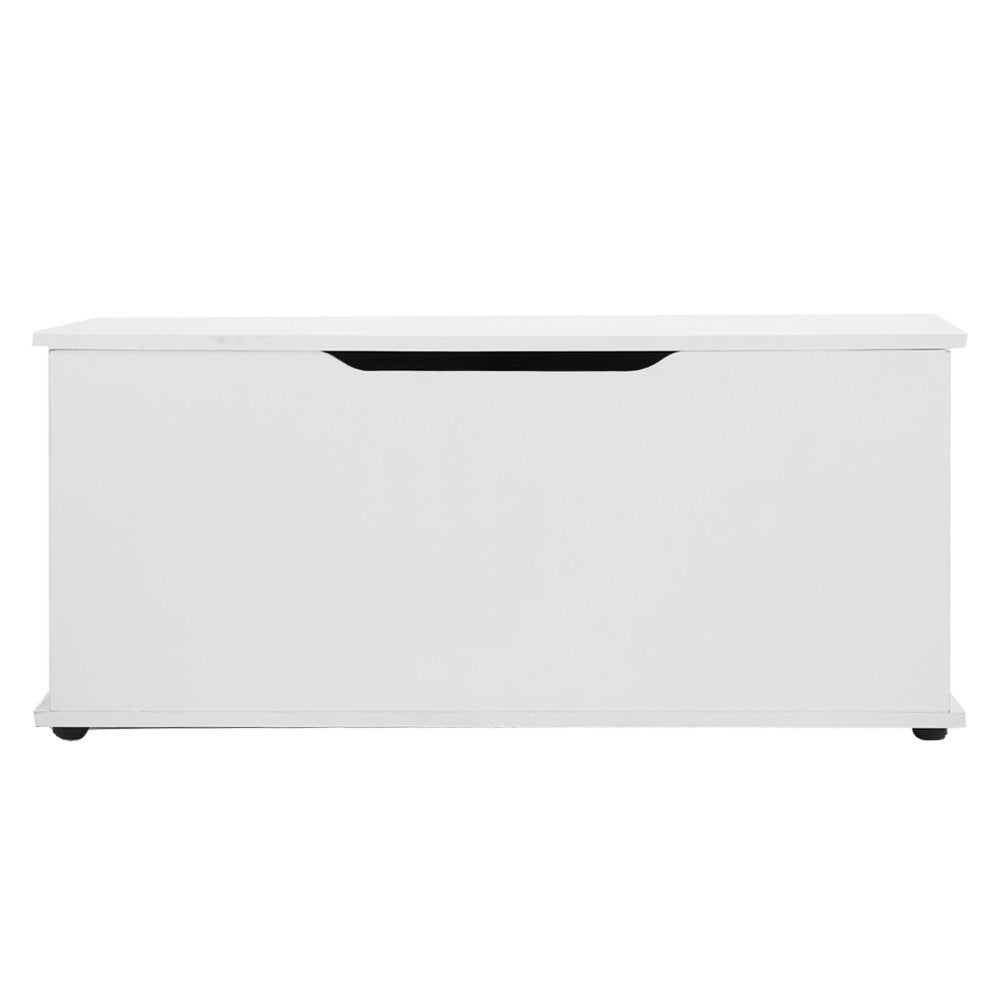 Kids Wooden Toy Chest Storage Blanket Box - White Homecoze