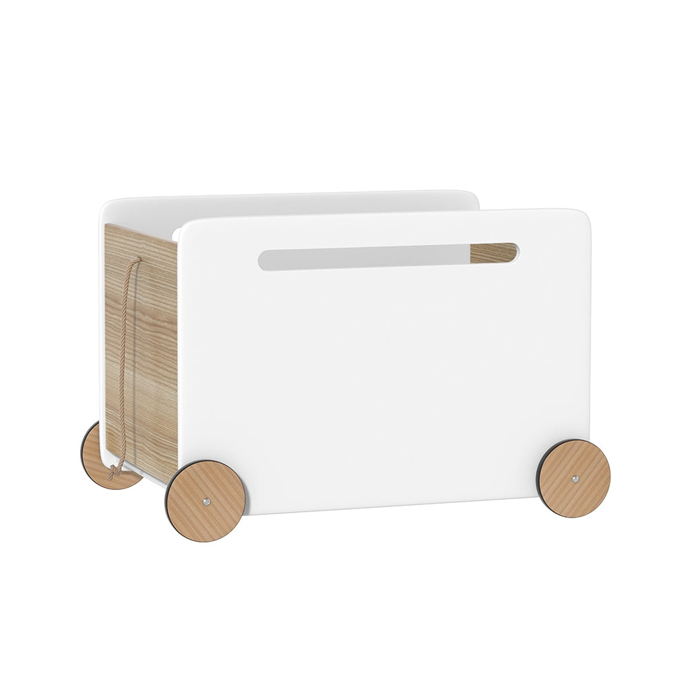 Kids Portable Toy Box Storage Chest with Wheels - Homecoze