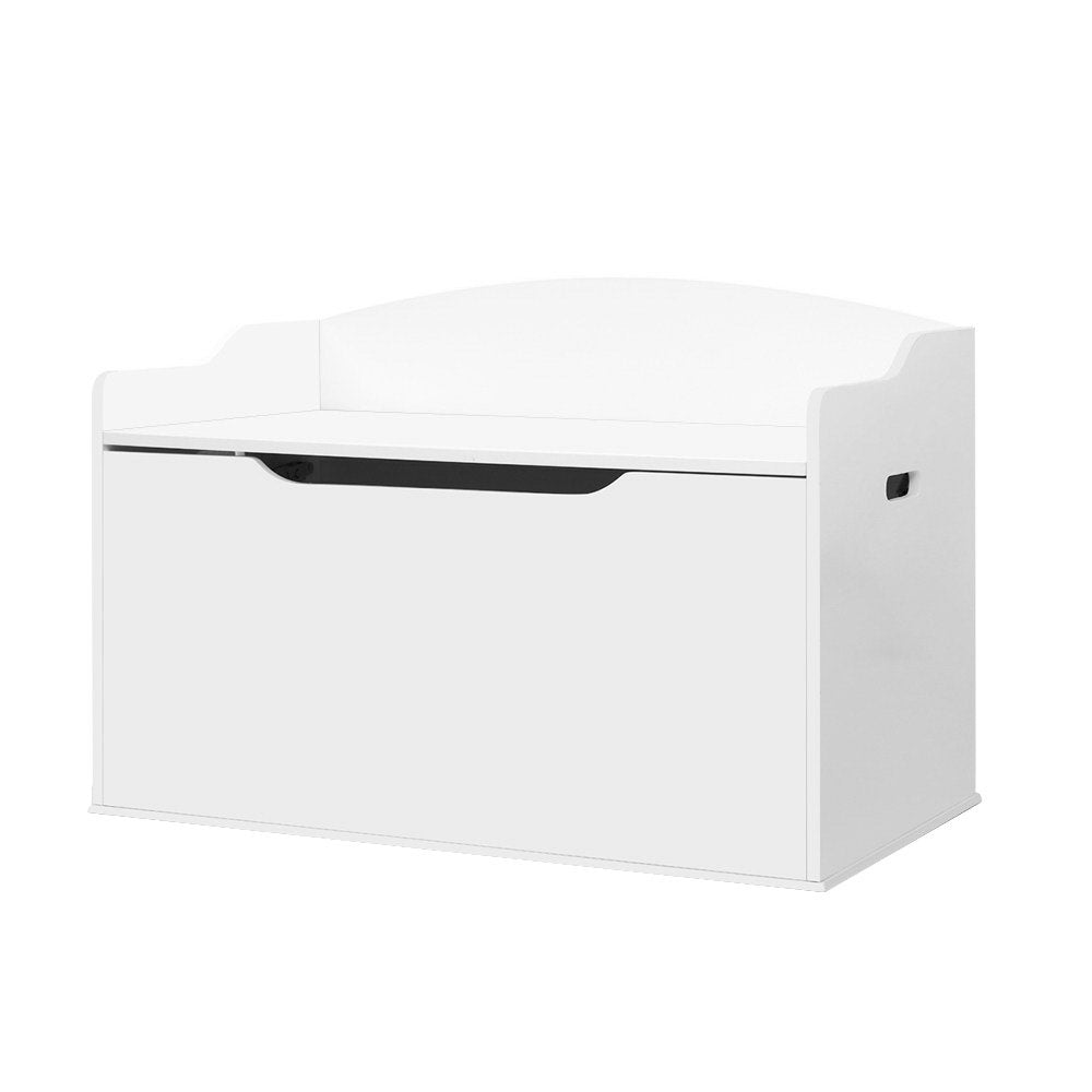 Kids Wooden Toy Chest Storage Box Bench Seat - Homecoze