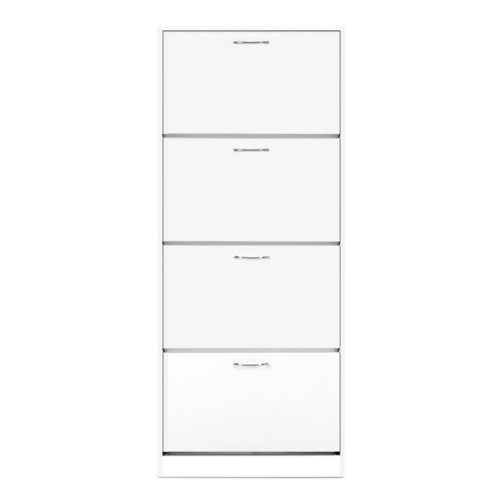 Shoe Cabinet Storage Rack  Cupboard - White Homecoze