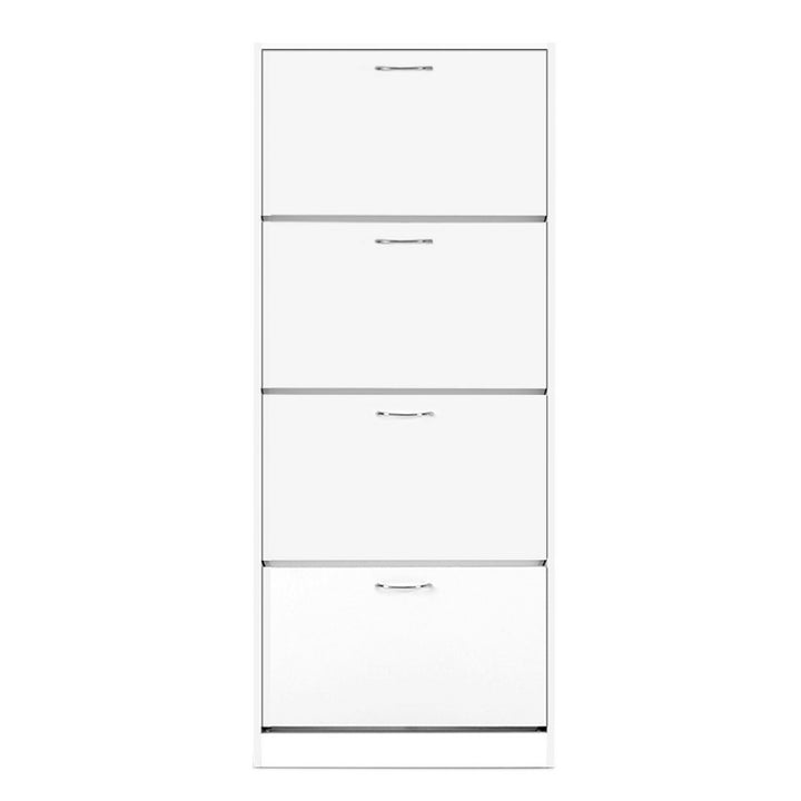 Shoe Cabinet Storage Rack  Cupboard - White Homecoze