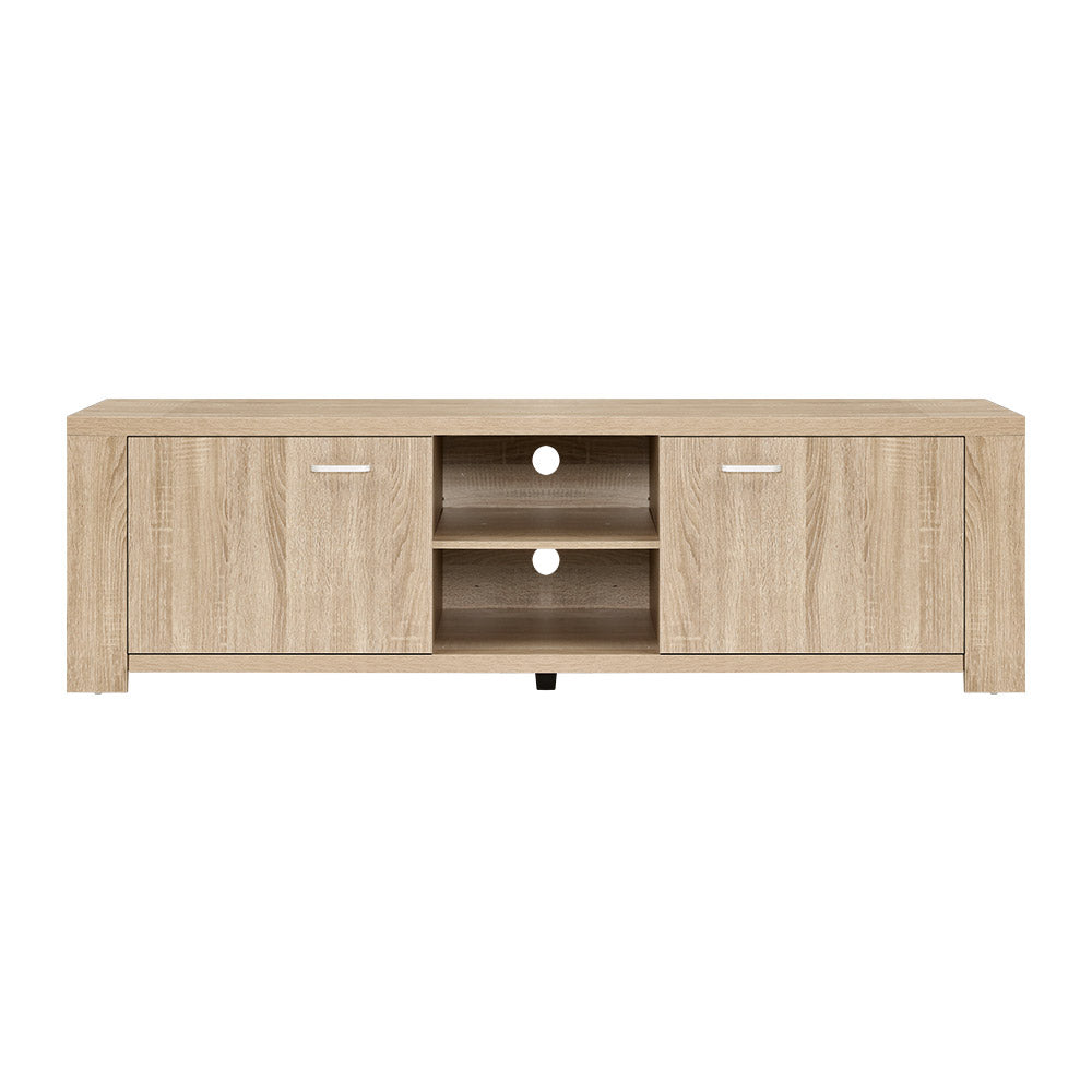 Contemporary Entertainment Unit TV Cabinet - Oak Homecoze