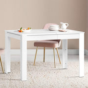 4-6 Seater Contemporary Dining Table - White - Homecoze