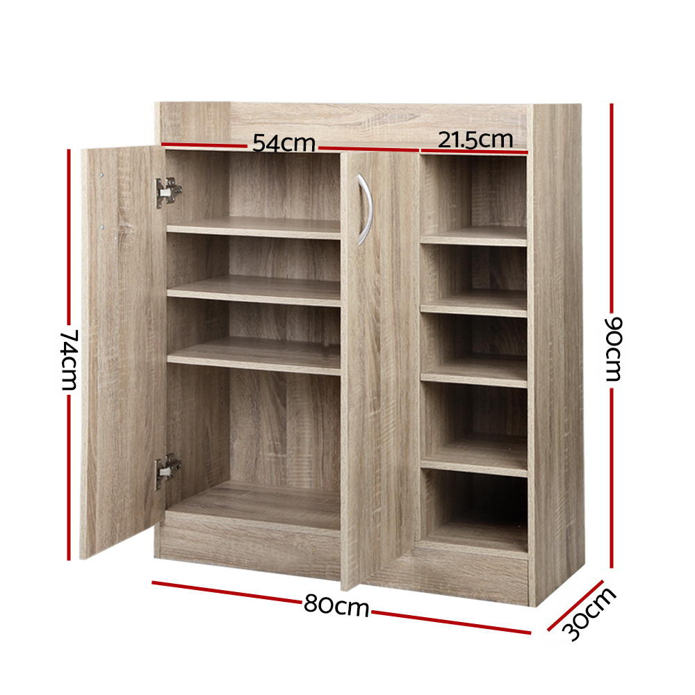 Shoe Cabinet Storage Cupboard - Wood Homecoze
