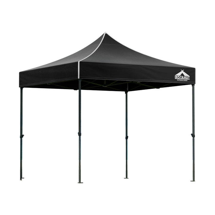 Gazebo Marquee 3x3m with Base Pods Folding Outdoor Canopy Shade Tent - Black