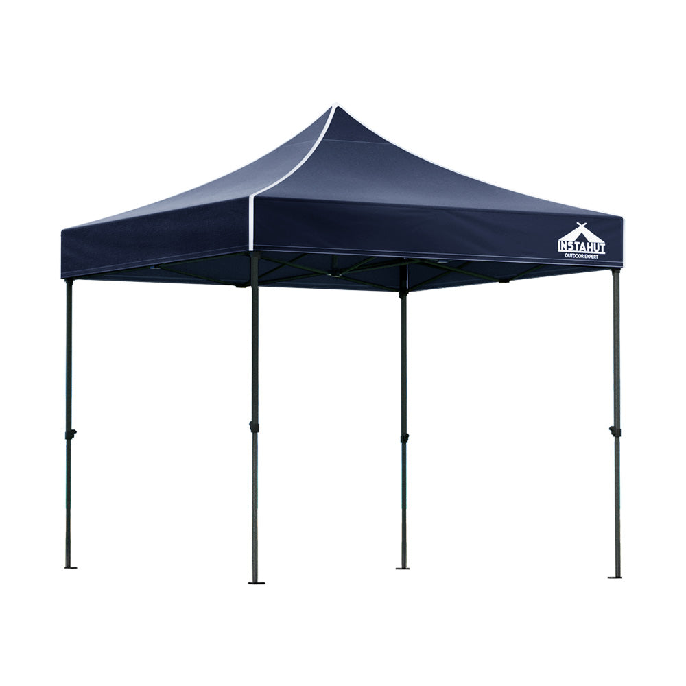 Gazebo Marquee 3x3m with Base Pods Folding Outdoor Canopy Shade Tent - Navy