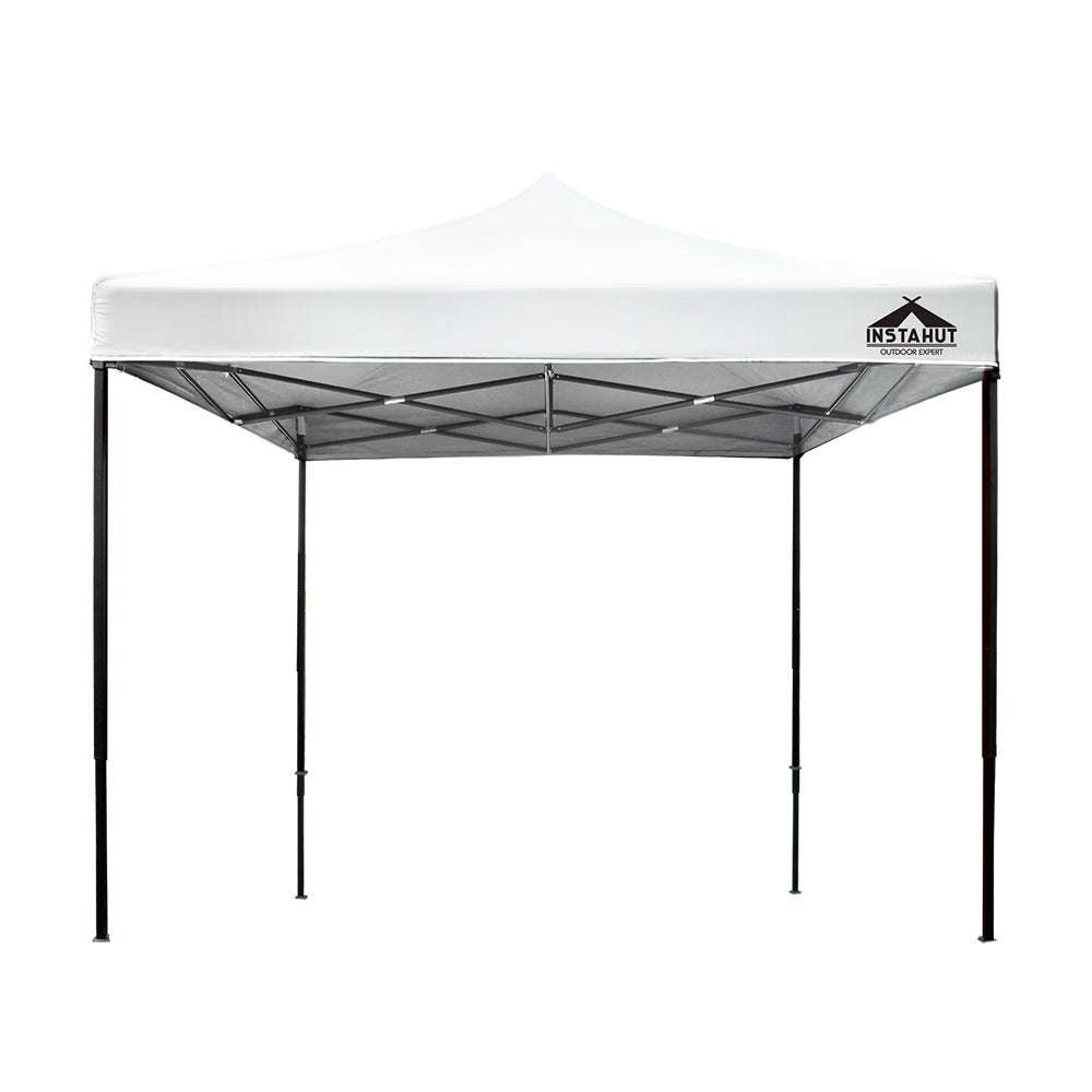 Gazebo Marquee 3x3m Folding Outdoor Canopy Shade Tent - White - Homecoze