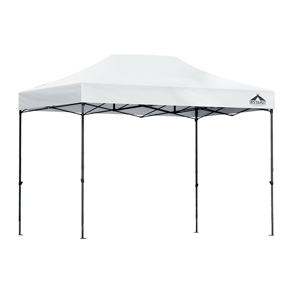 Gazebo Marquee 3x4.5m with Base Pods Folding Outdoor Canopy Shade Tent - White - Homecoze