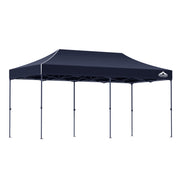Gazebo Marquee 3x6m with Base Pods Folding Outdoor Canopy Shade Tent - Navy - Homecoze