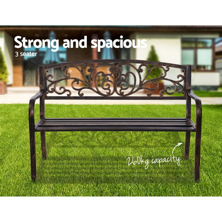 Cast Iron Garden Bench - Bronze Homecoze