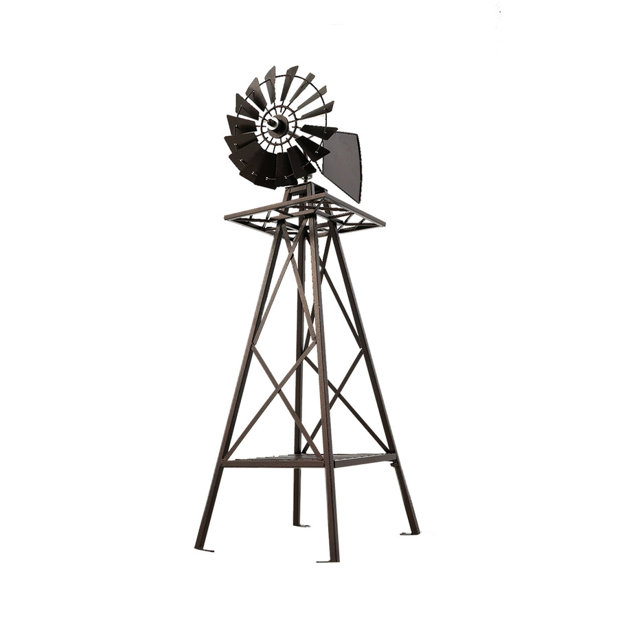 Garden Decor Windmill 120cm Metal Outdoor Ornament Homecoze
