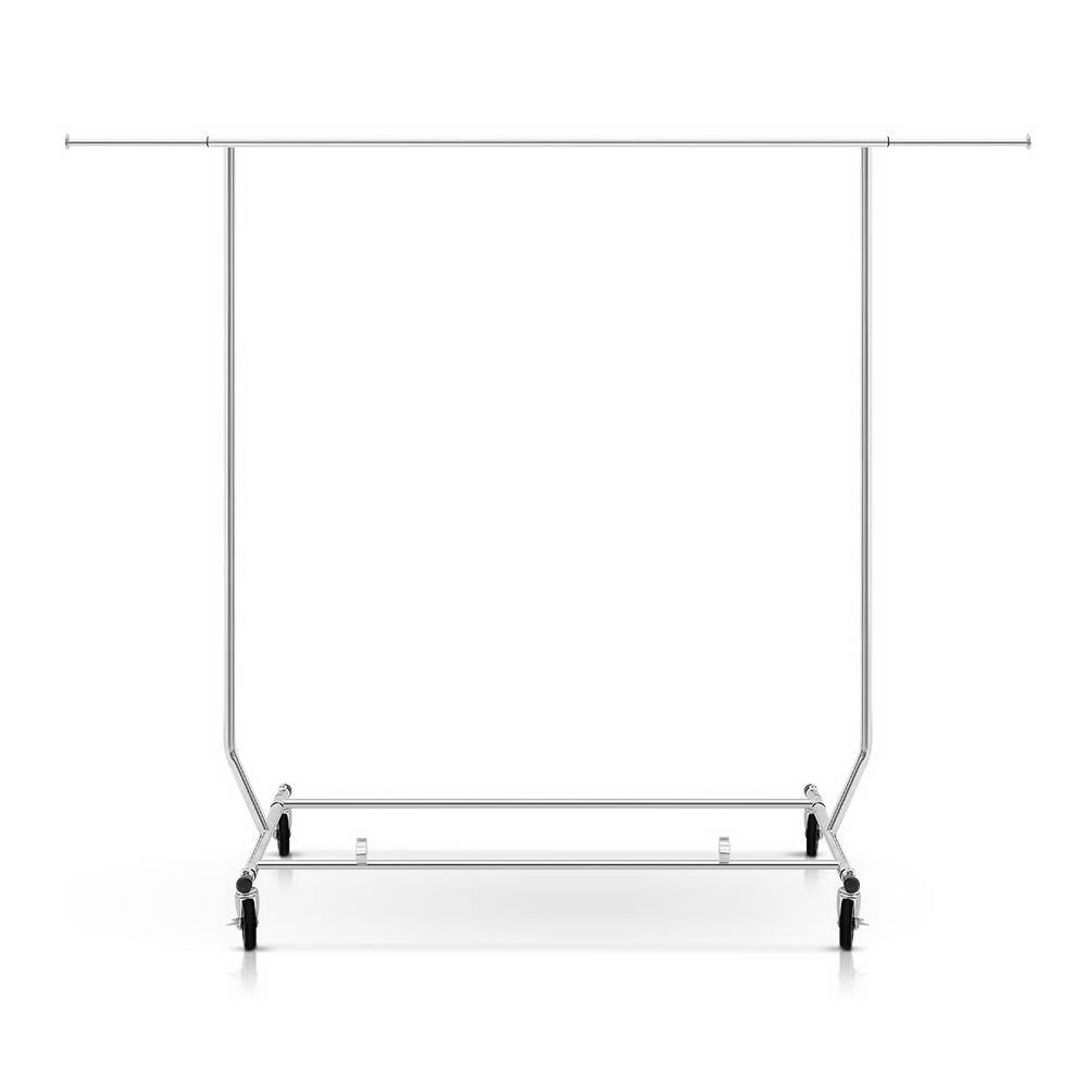 Adjustable Clothes Stand Garment Rack with Caster Wheels Homecoze