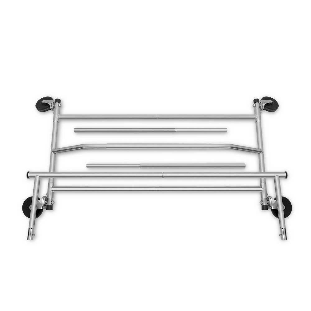 Adjustable Clothes Stand Garment Rack with Caster Wheels Homecoze