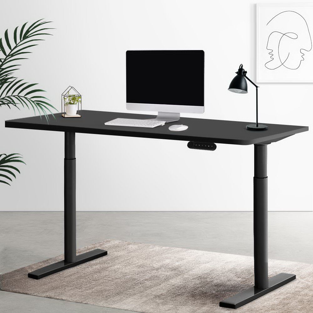 Standing Desk (Dual Motor) Black 120cm