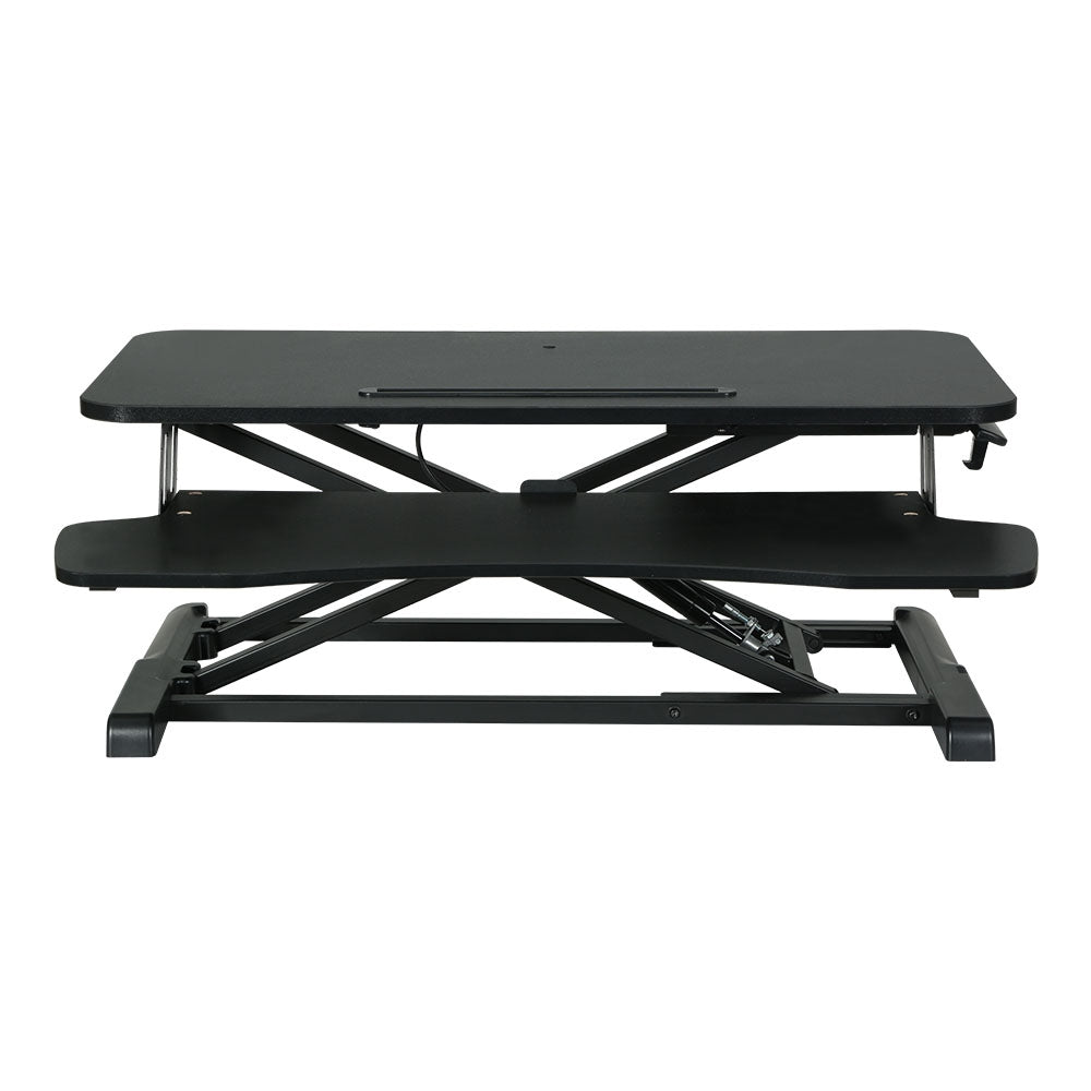 Adjustable Desk Riser Height Adjustable Sit & Stand Computer Platform - Black Homecoze