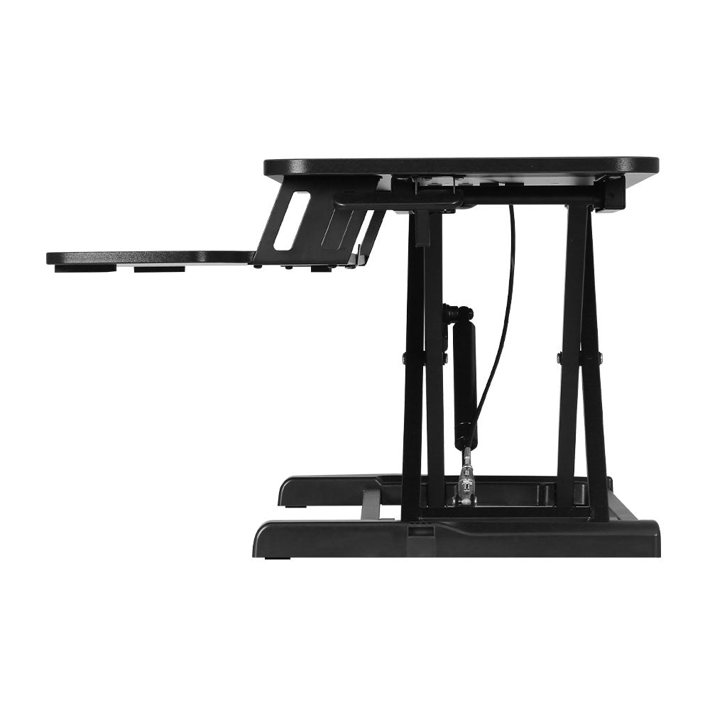 Adjustable Desk Riser Height Adjustable Sit & Stand Computer Platform - Black Homecoze