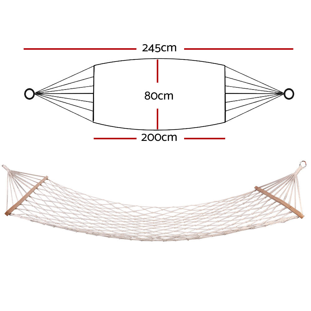 Swing Hammock Bed - Cream - Homecoze