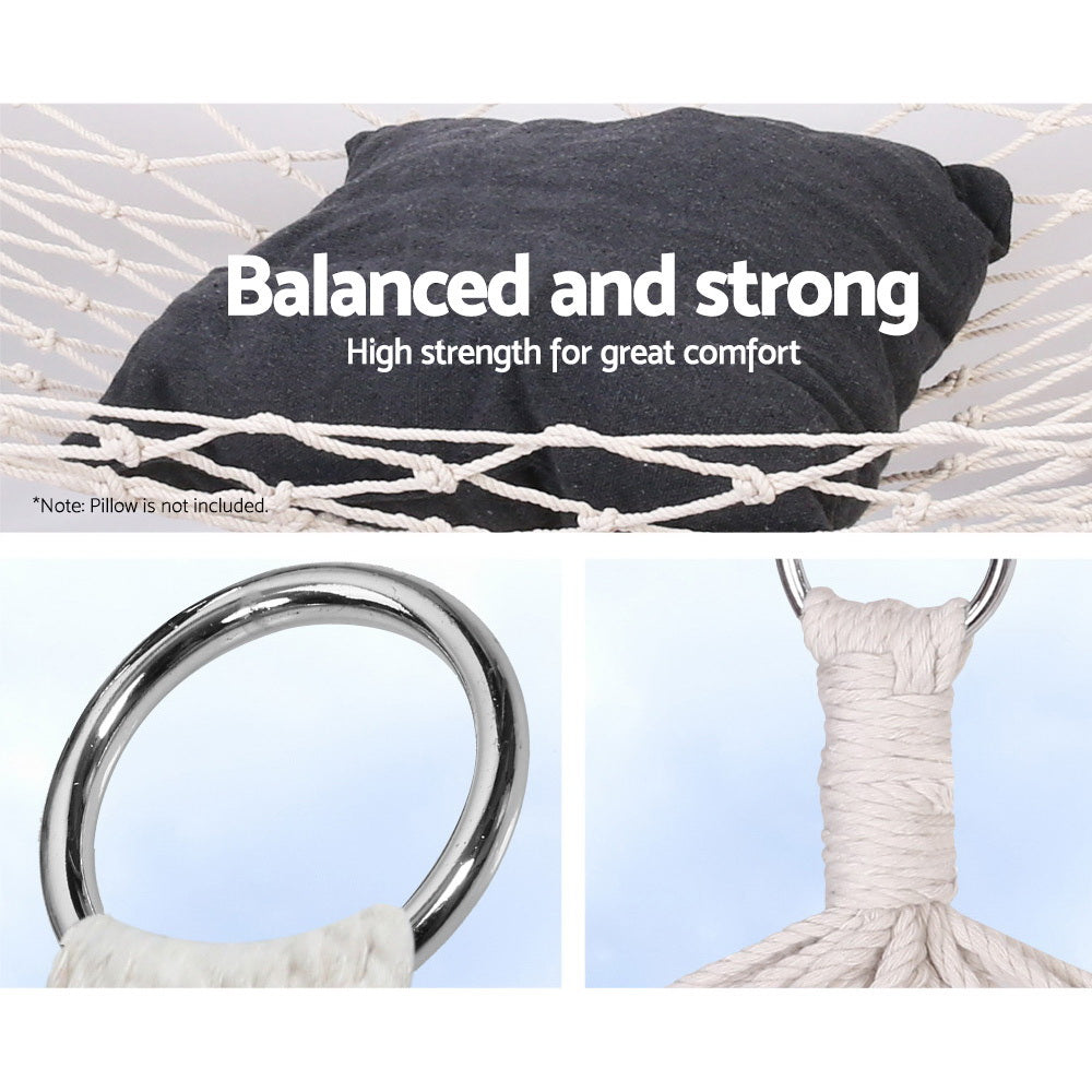 Swing Hammock Bed - Cream - Homecoze