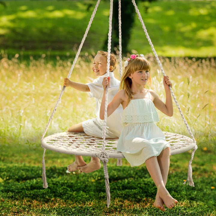 Kids Hanging Swing Chair 100cm Hammock Homecoze