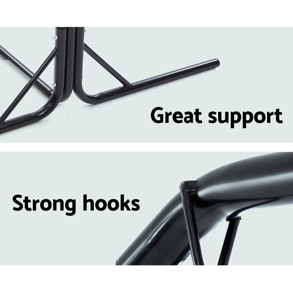 Hammock Chair Stand Steel Frame 2 Person Heavy Duty - 200kg Rated Homecoze