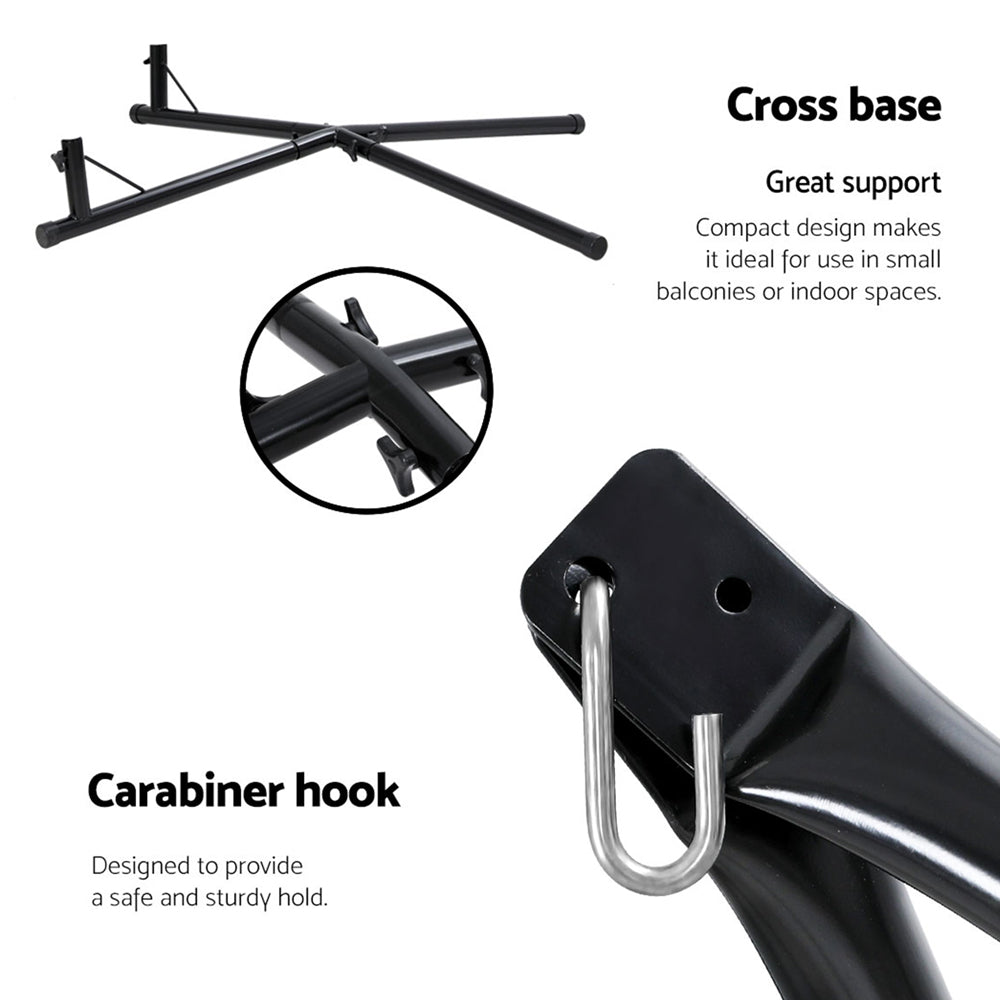Hammock Chair A Shape Steel Frame - 120kg Rated Homecoze