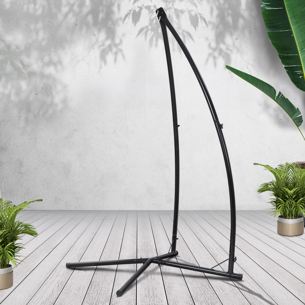 Hammock Chair A Shape Steel Frame - 120kg Rated Homecoze