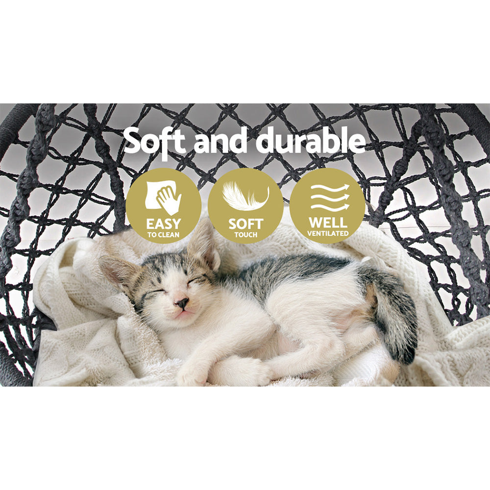 Hanging Swing Chair Hammock - Grey - Homecoze