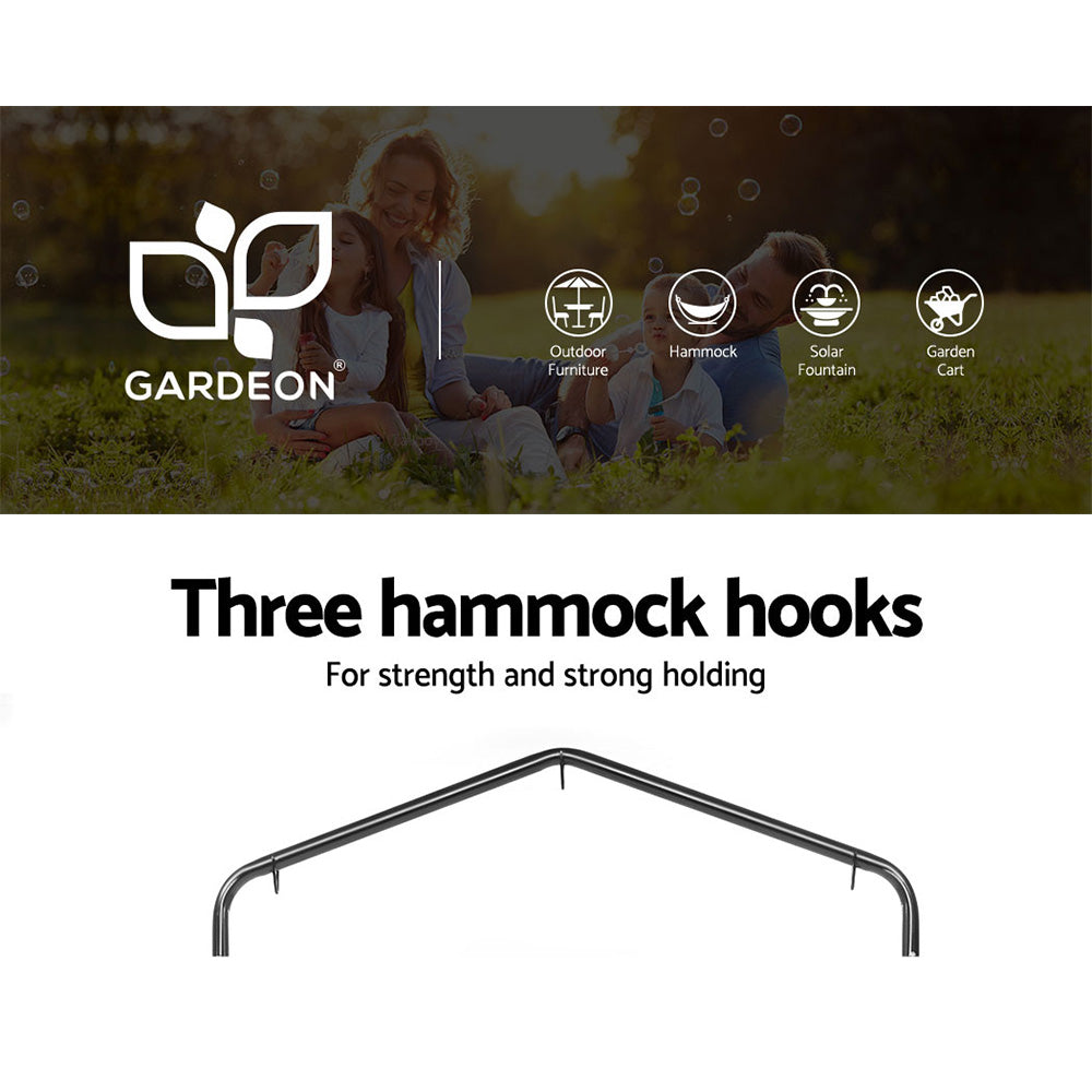 Hanging Swing Chair Hammock with Heavy Duty Steel Stand - Grey Homecoze