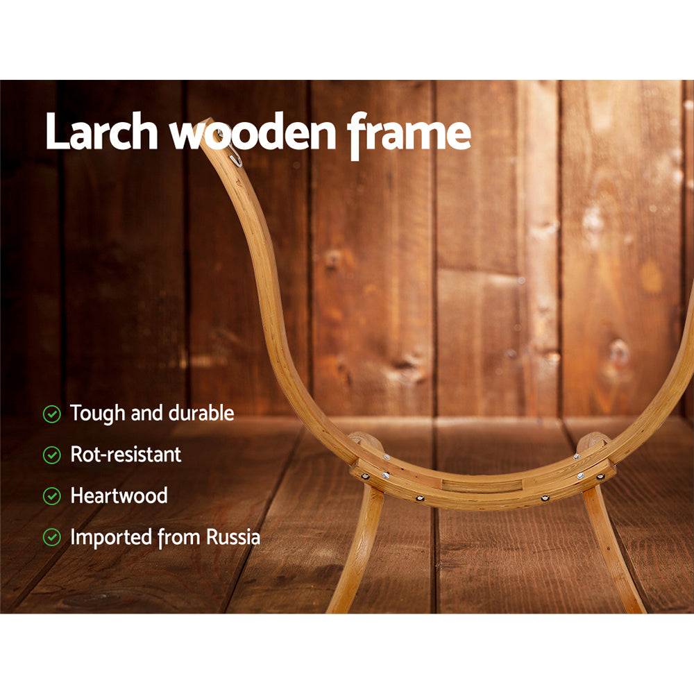 Hammock Swing Chair with Wooden Stand - Homecoze
