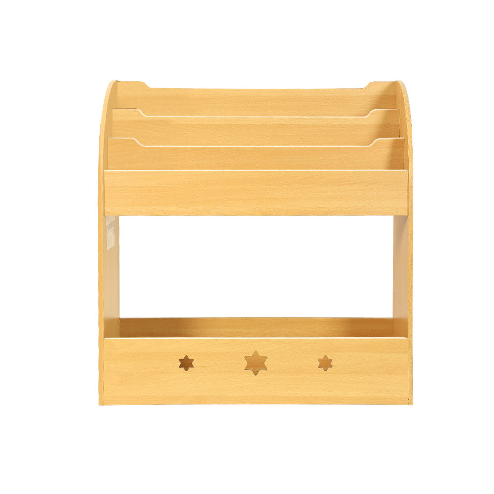 Kids Little Library Bookshelf Toy Storage Organiser - Natural Homecoze