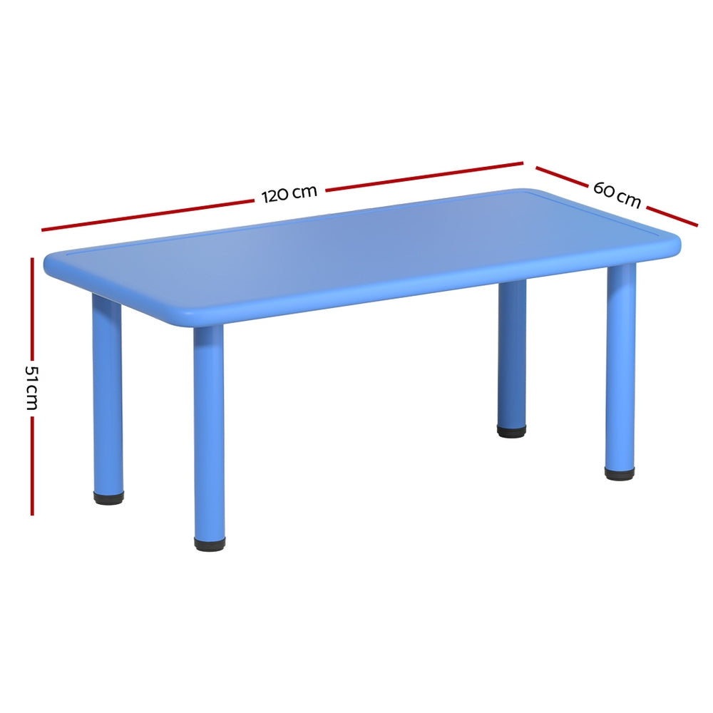 Kids Plastic Table Heavy Duty Activity Desk 120cm Homecoze