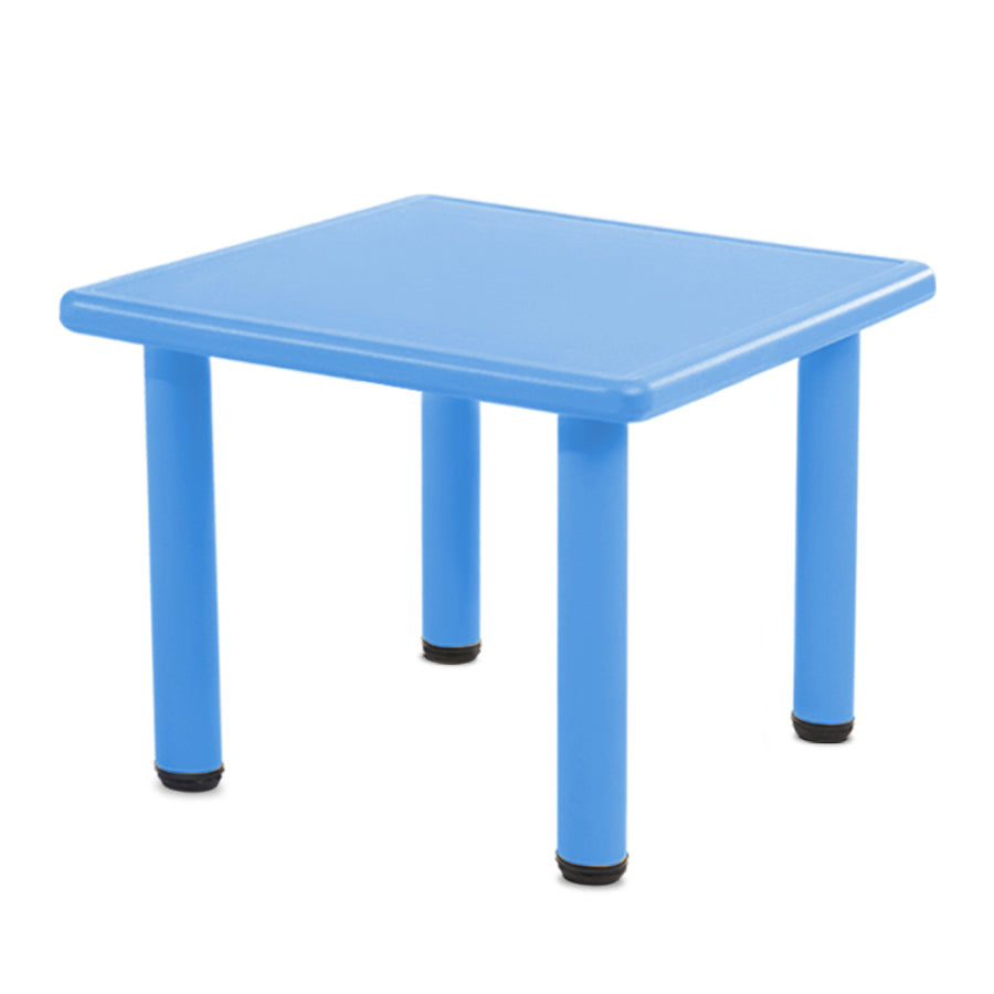 Kids Activity Table 60 x 60cm Heavy Duty Plastic - Blue Homecoze