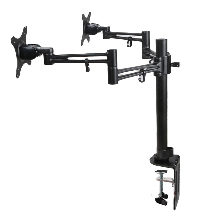 Computer Monitor Arm Mount Dual Screens Black Homecoze