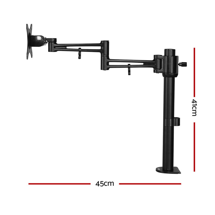 Computer Monitor Arm Mount Single Screen - Black Homecoze