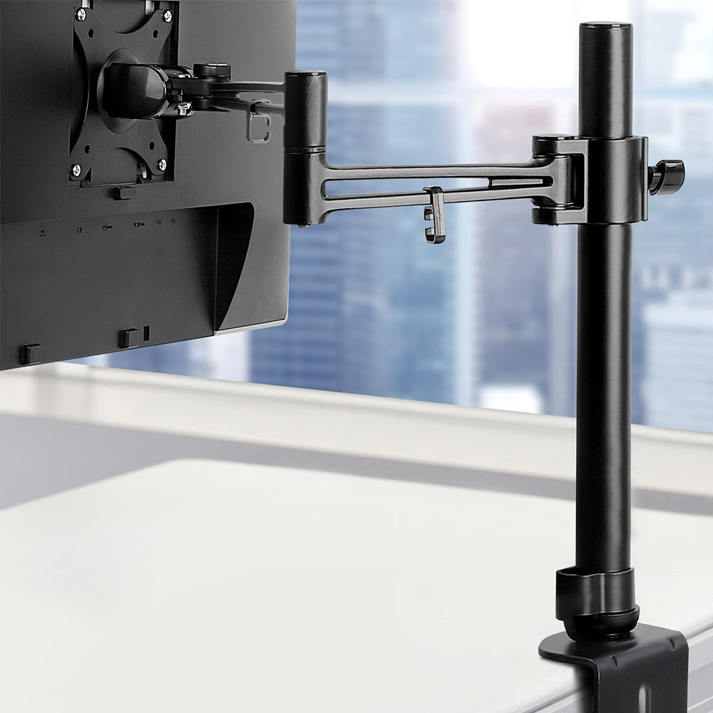 Computer Monitor Arm Mount Single Screen - Black Homecoze