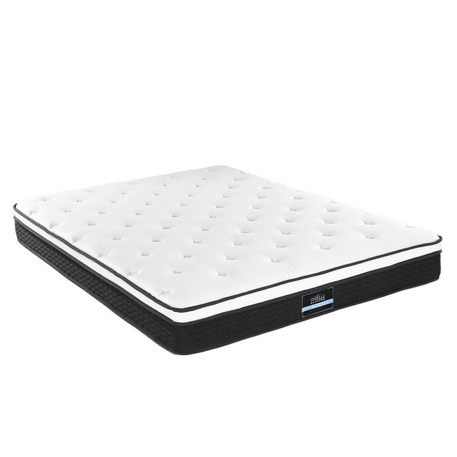 Euro Top Bonnell Spring Mattress 21cm Thick King Homecoze