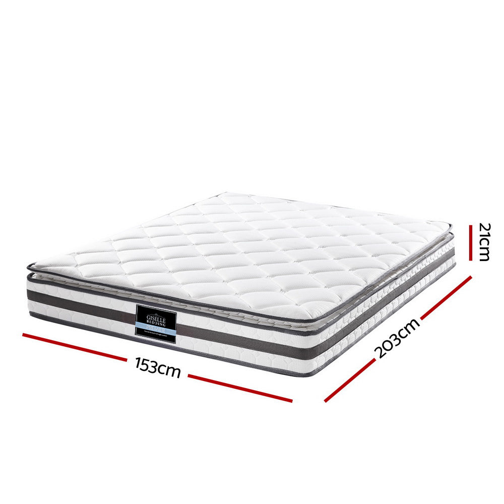 Normay Bonnell Spring Mattress 21cm Thick Queen Homecoze