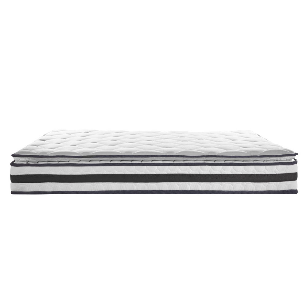 Single Medium-Firm Pillow Top Bonnell Spring Mattress (21cm Thick) Homecoze