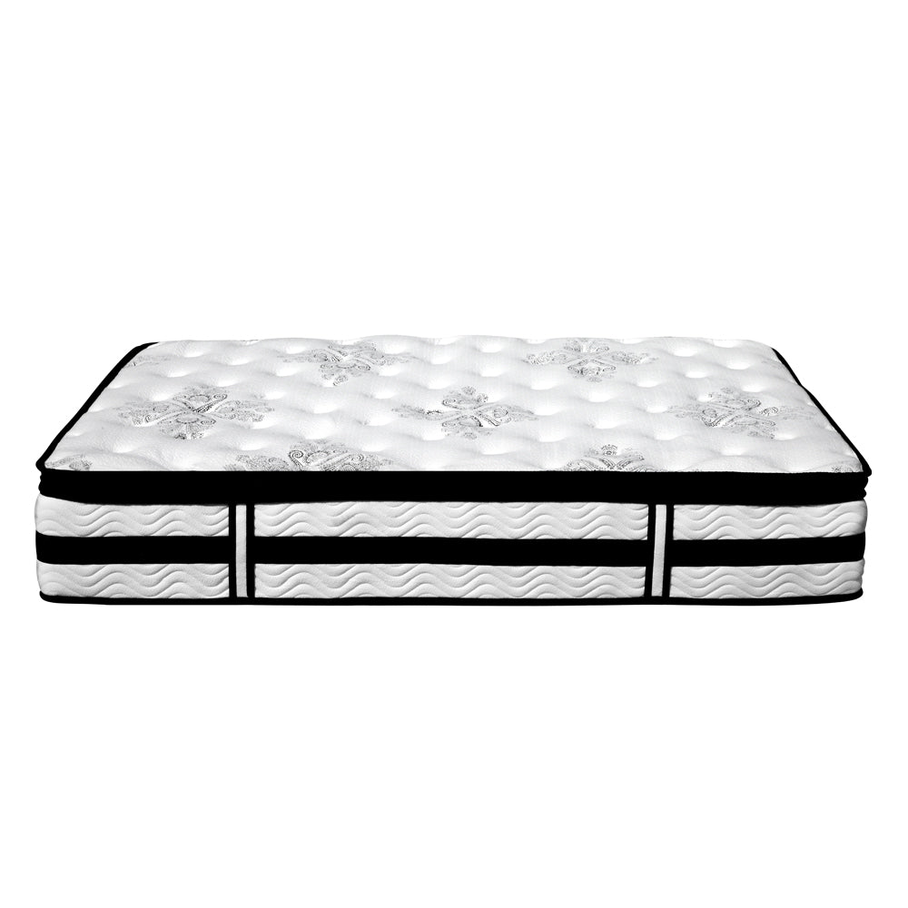 Algarve Euro Top Pocket Spring Mattress 34cm Thick Double Homecoze