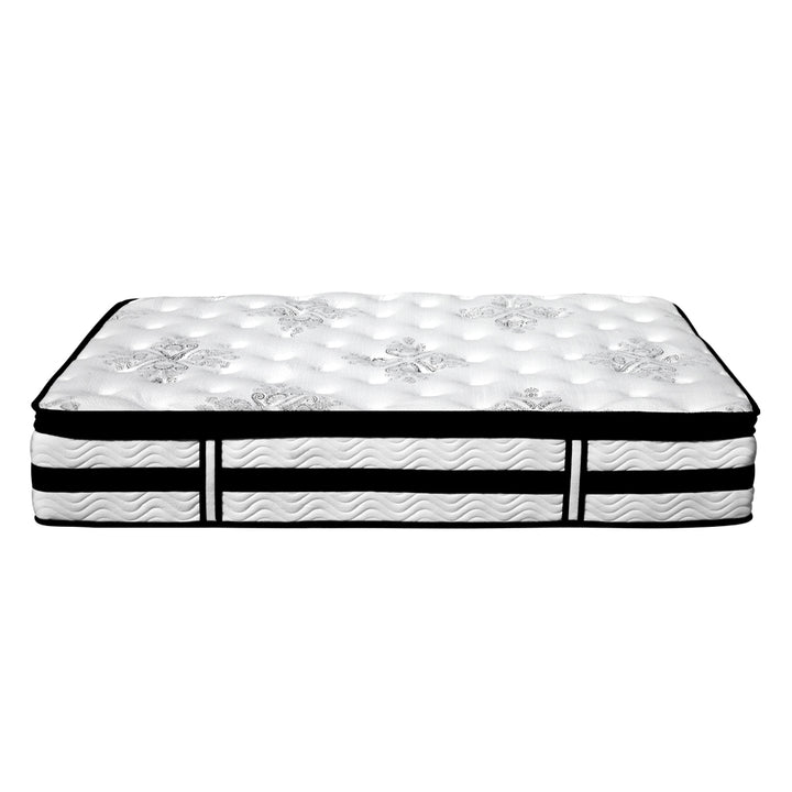 Single Medium-Firm Plush Euro-Top Mattress (34cm Thick) Homecoze