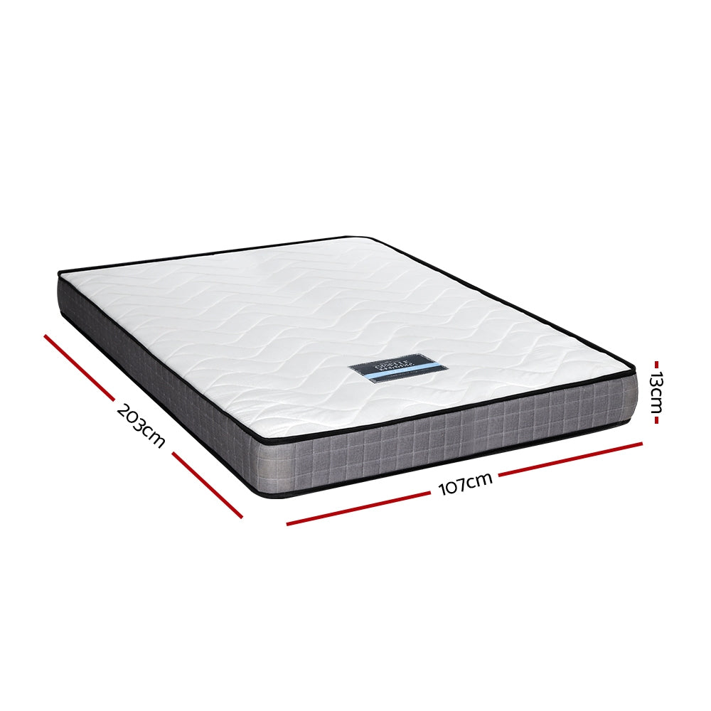 Tight Top Bonnel Spring Mattress 13cm Thick King Single Homecoze