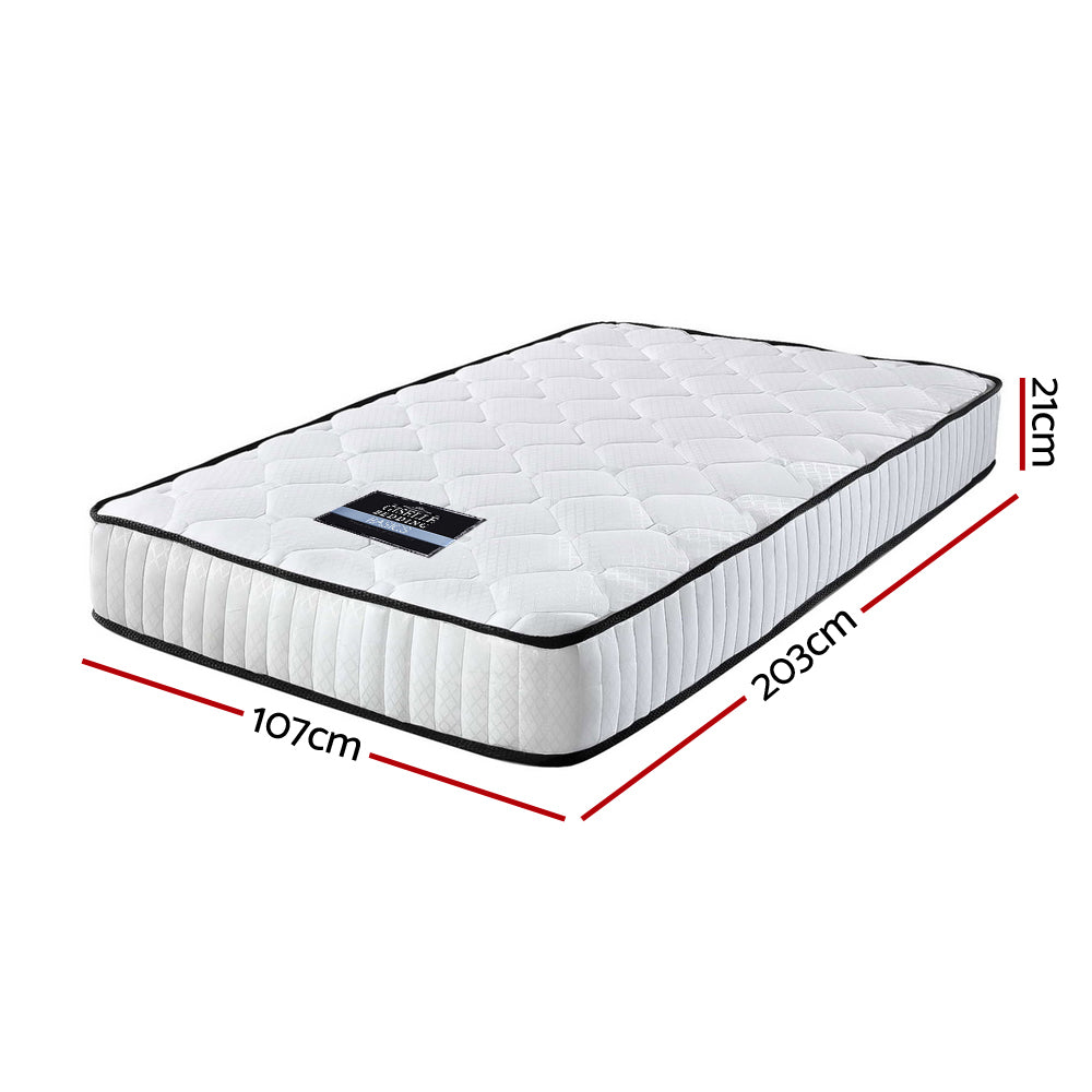 Peyton Pocket Spring Mattress 21cm Thick King Single Homecoze