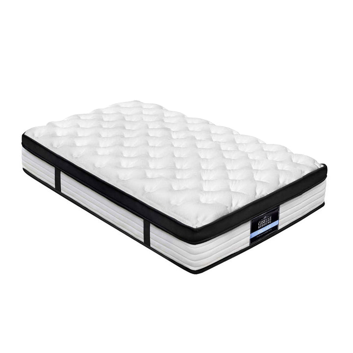 Single Medium Plush Euro-Top Mattress (31cm Thick) Homecoze