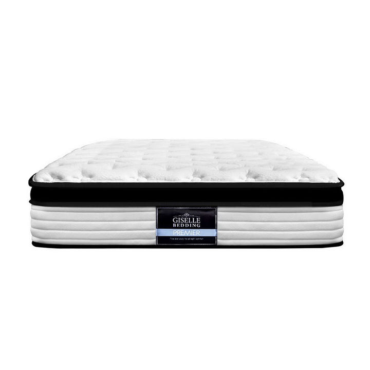 Single Medium Plush Euro-Top Mattress (31cm Thick) Homecoze