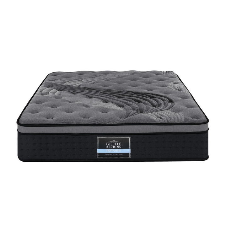 Single Medium-Firm Bamboo Charcoal Euro-top Mattress (34cm Thick) Homecoze