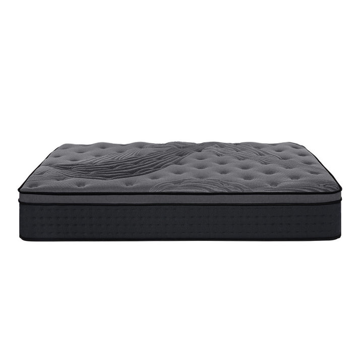 Single Medium-Firm Bamboo Charcoal Euro-top Mattress (34cm Thick) Homecoze