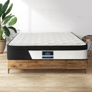 Queen Pocket Spring Mattress Medium Firm Euro-Top Comfort 30cm Homecoze